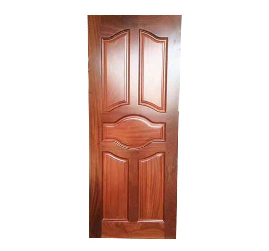 Porte en bois massif Sapelli